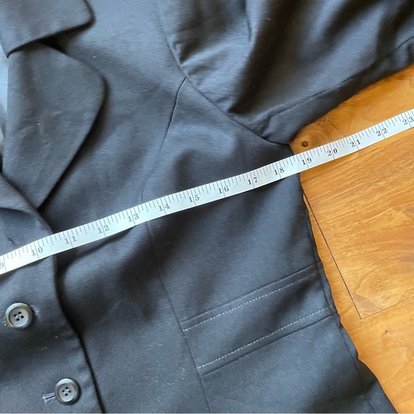 Pendleton Classic Black Wool Blazer Neutral Minimalist Office size 8 - Picture 10 of 13